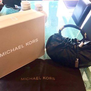 MICHAEL KORS BLACK SCORPION HANDBAG
